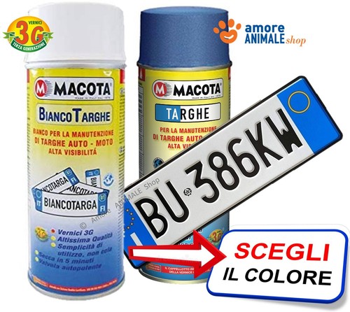 Macota targhe bianco - macota,