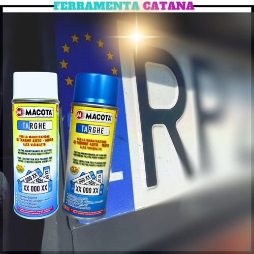 Vernice spray per - targa, auto