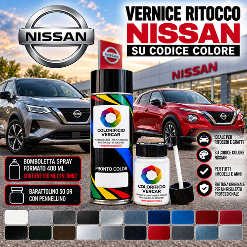 Vernice ritocco auto nissan - ritocco,